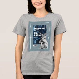 Camiseta com Citação Autêntica 'Lembre-se Quem Voc