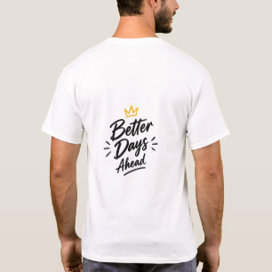 Camiseta com Citação de Monograma Floral Elegante 