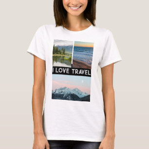 Camiseta com Colagem de Fotos Personalizada e Únic