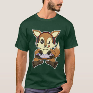 Camiseta Com controle de jogos I Engraçado jogos I Jogadora