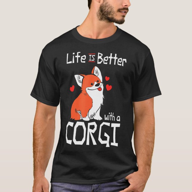 Camiseta Com Corgi (Frente)