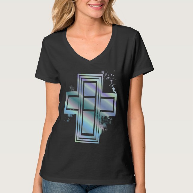 Camiseta com Cruz Grafite Super Pastel Goth (Frente)