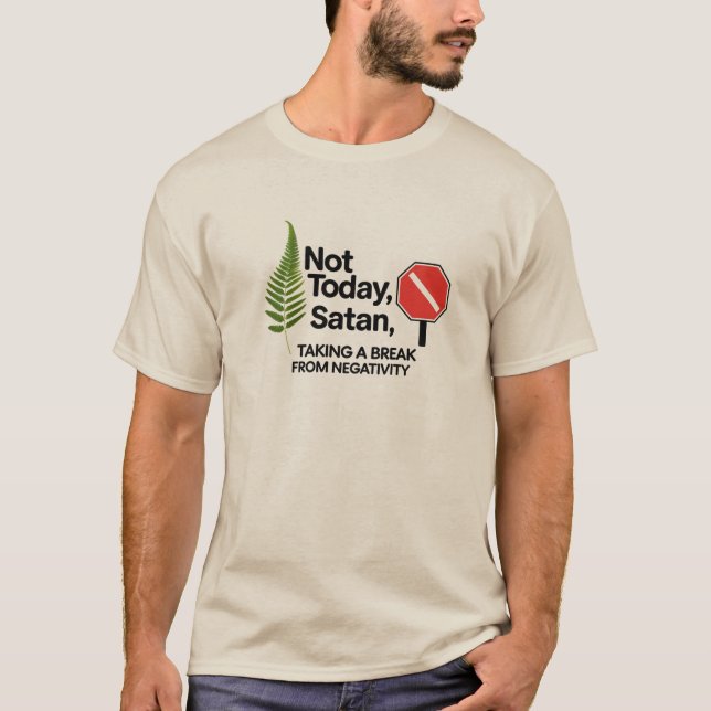 Camiseta com Declaração Anti-Negatividade (Frente)