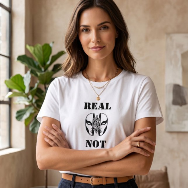 Camiseta com Declaração de Arte Fina Duality Split (Criador carregado)