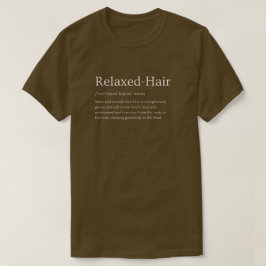 Camiseta com definição de apreciação de cabelo lis