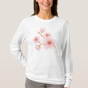 Camiseta Com Desenho De Flor Bonita E Floral