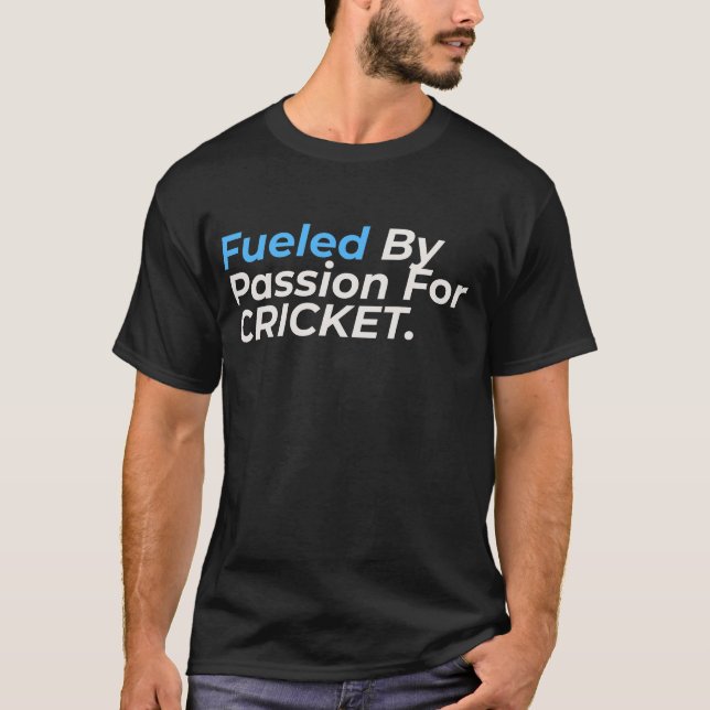 Camiseta com Design Alimentado pela Paixão pelo Cr (Frente)