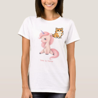Camiseta com design de amantes de gatos fofos