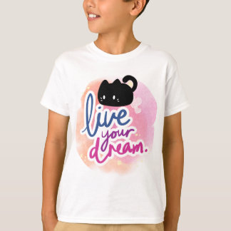 Camiseta com design de amantes de gatos fofos