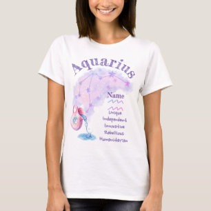 Camiseta com Design de Aquário *1