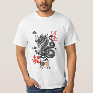 Camiseta com design de arte agradável e amantes de