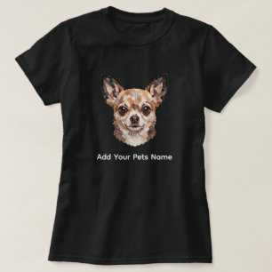 Camiseta com design de cachorro Chihuahua fofo