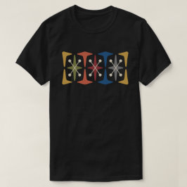 Camiseta com design de explosão de estrelas cósmic