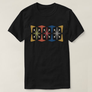 Camiseta com design de explosão de estrelas cósmic