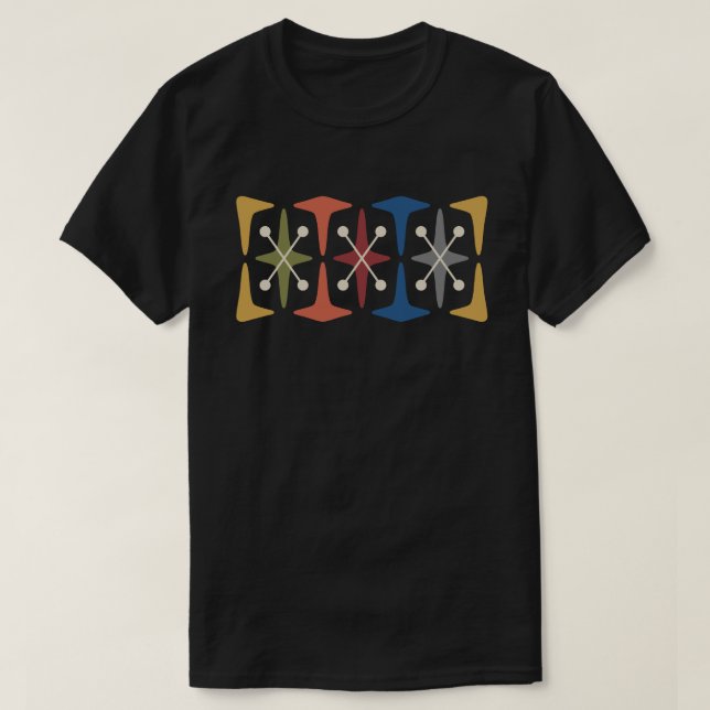 Camiseta com design de explosão de estrelas cósmic (Frente do Design)
