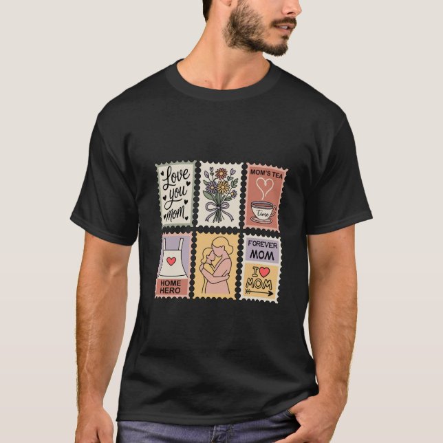 Camiseta com design de hero mama para casa (Frente)