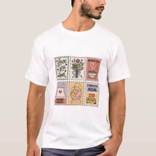 Camiseta com design de hero mama para casa