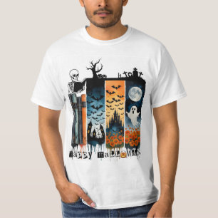 Camiseta com design de pincelada divertida de Hall