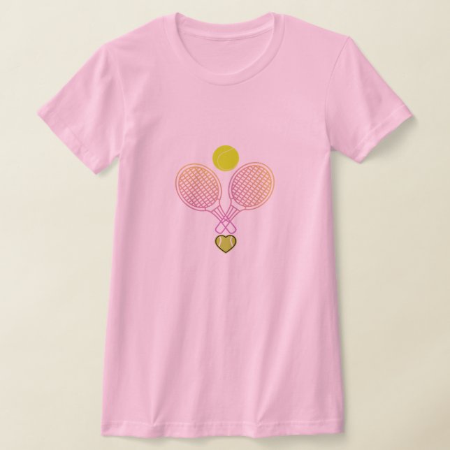 Camiseta com Design de Raquete "Tennis Vibes" – Si (Postura )