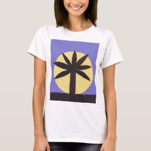 Camiseta com Design Palm Tree