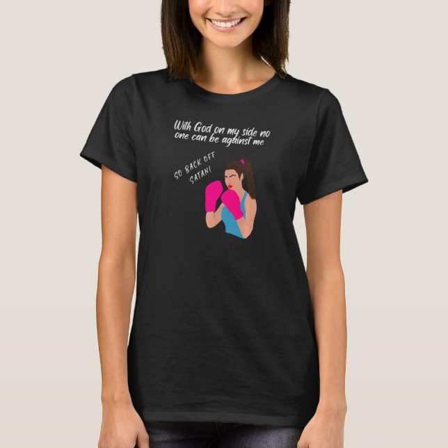 Camiseta Com Deus Do Meu Lado (Frente)