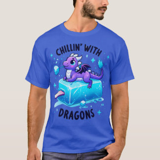 Camiseta com Dragon Dragon Dragon ICE Adecoração de anivers