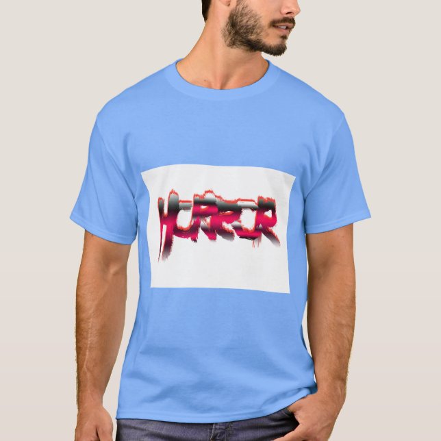 Camiseta com Estampa Assustadora de “Terror” para  (Frente)