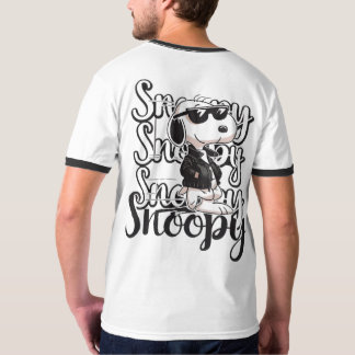 Camiseta com Estampa de Cachorro de Desenho Animad