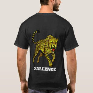 Camiseta com Estampa de Guepardo Feroz SAMA Nome P
