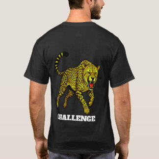 Camiseta com Estampa de Guepardo Feroz SAMA Nome P