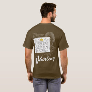 Camiseta com Estampa Gráfica Abstrata “Girando”