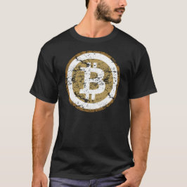 Camiseta com Estampa Gráfica do Bitcoin Vintage (D