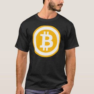 Camiseta com Estampa Gráfica do Logotipo do Bitcoi