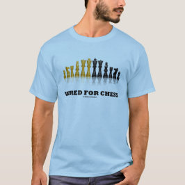 Camiseta Com Fio Para Xadrez (Humor Do Jogador De Xadrez)