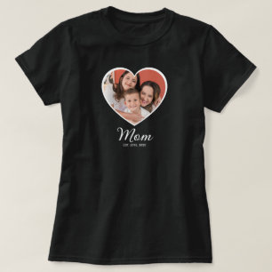 Camiseta com Foto da Mãe Estabelecendo Roteiro