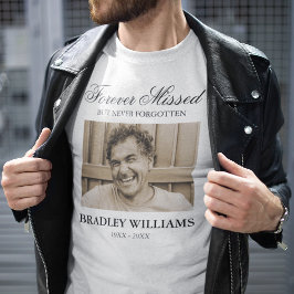 Camiseta com Foto Memorial para Sempre Lembrado