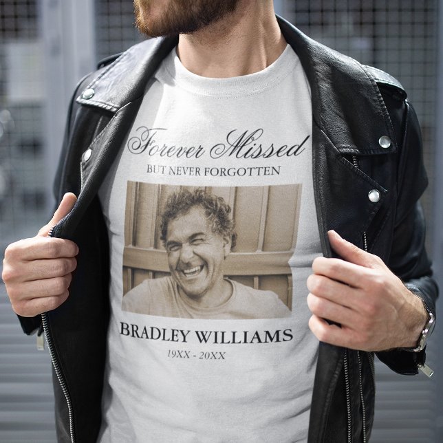 Camiseta com Foto Memorial para Sempre Lembrado (Criador carregado)