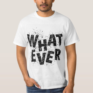 Camiseta com Frase Minimalista Divertida