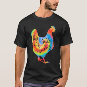Camiseta Com Galinhas Animais Agrícolas Mundiais Dia 1