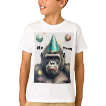 Camiseta com Gorilla para Meninos