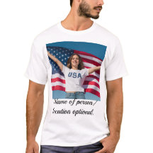 Camiseta com imagem editável e arte personalizada