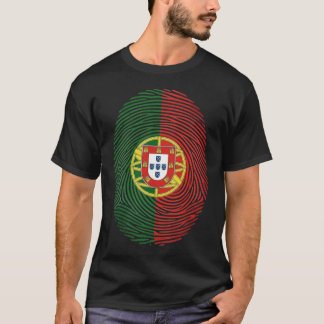Camiseta com Impressão Digital da Bandeira de Port