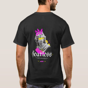 Camiseta com Impressão Gráfica de Estátua Grega Gó