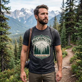 Camiseta com Insígnia da Herança de Washington
