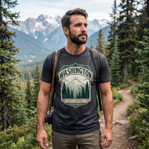Camiseta com Insígnia da Herança de Washington