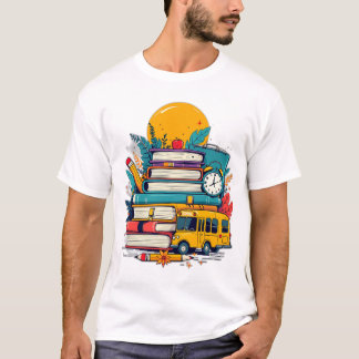 Camiseta com Insígnia Retro Groovy de Suprimentos