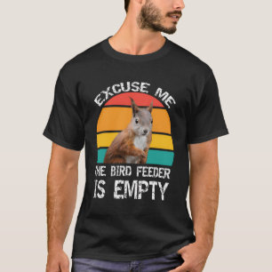 Camiseta Com Licença, O Criador De Aves Está Vazio Com Esqu