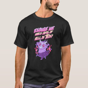 Camiseta Com Licença, Que Diabo Está Dizendo?
