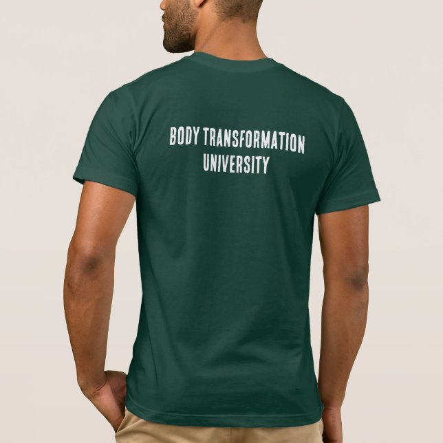 Camiseta com Logotipo da Assinatura de Treinamento (Verso)