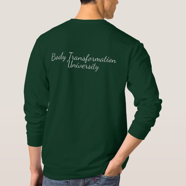 Camiseta com Logotipo da Assinatura de Treinamento (Verso)